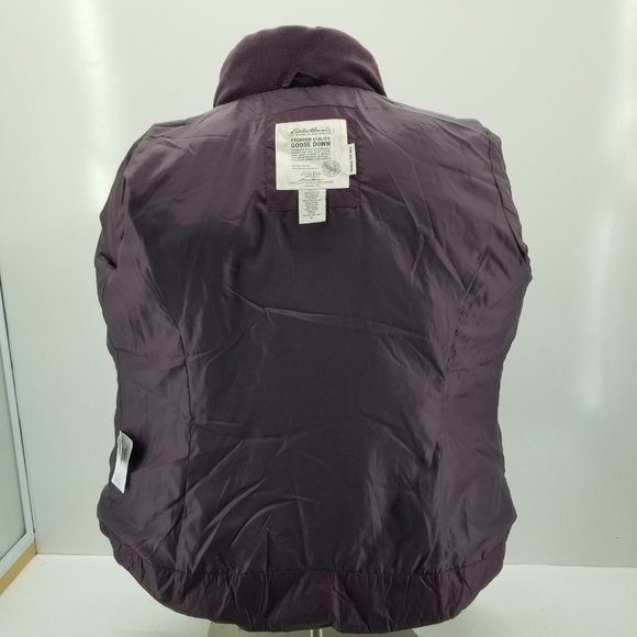Eddie Bauer Purple EB700 Premium Goose Down Puffer Jacket Women's Size XL - Picture 10 of 11